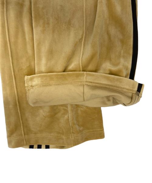 adidas（アディダス）adidas (アディダス) ベッケンバウアー ベロア トラックパンツ イエロー サイズ:Lの古着・服飾アイテム