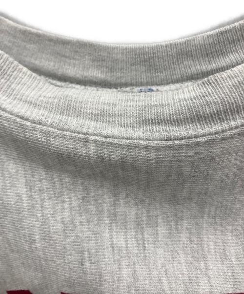 Champion REVERSE WEAVE（チャンピオン リバース ウィーブ）Champion REVERSE WEAVE (チャンピオン リバース ウィーブ) カレッジロゴ両面プリントスウェット グレー サイズ:XLの古着・服飾アイテム