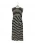 Her lip to（ハーリップトゥ）の古着「Tribeca Jersey Dress」｜ブラック×ホワイト