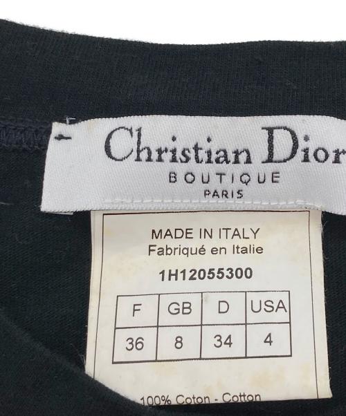 Christian Dior（クリスチャン ディオール）Christian Dior (クリスチャン ディオール) J'ADORE ノースリーブカットソー ブラック サイズ:36の古着・服飾アイテム