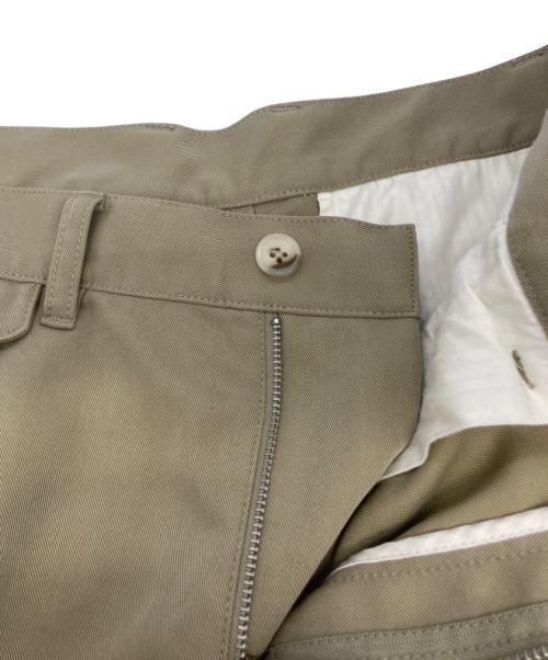 BEAMS PLUS（ビームスプラス）BEAMS PLUS (ビームスプラス) 2 Pleats Trousers PE Twill ベージュ サイズ:Lの古着・服飾アイテム