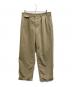 BEAMS PLUS（ビームスプラス）の古着「2 Pleats Trousers PE Twill」｜ベージュ