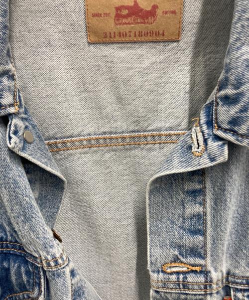 UNGRID（アングリッド）Ungrid (アングリッド) ビッグシルエットデニムジャケット インディゴ サイズ:FREEの古着・服飾アイテム