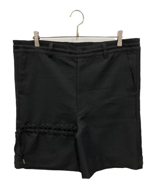 SYU.HOMME/FEMM（シュウオムフェム）SYU.HOMME/FEMM (シュウオムフェム) Love slacks shorts ブラック サイズ:1の古着・服飾アイテム