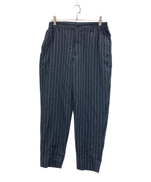 COMME des GARCONS HOMME DEUX（コムデギャルソン オム ドゥ）COMME des GARCONS HOMME DEUX (コムデギャルソン オム ドゥ) ストライプ テーパードパンツ ブラック サイズ:Mの古着・服飾アイテム