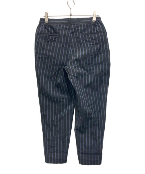 COMME des GARCONS HOMME DEUX（コムデギャルソン オム ドゥ）COMME des GARCONS HOMME DEUX (コムデギャルソン オム ドゥ) ストライプ テーパードパンツ ブラック サイズ:Mの古着・服飾アイテム