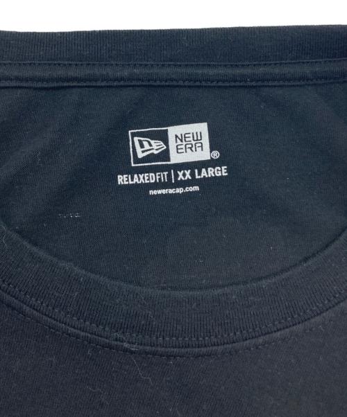 New Era（ニューエラ）New Era (ニューエラ) 村上隆 (ムラカミタカシ) フラワープリントカットソー ブラック サイズ:XXLの古着・服飾アイテム