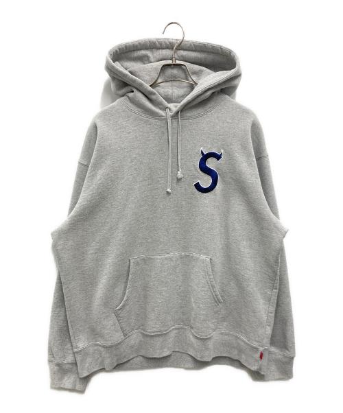 SUPREME（シュプリーム）Supreme (シュプリーム) S Logo Hooded Sweatshirt グレー サイズ:XLの古着・服飾アイテム