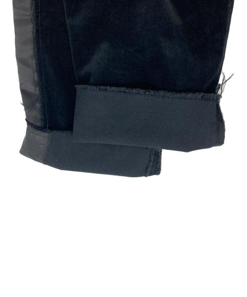 MM6 Maison Margiela（エムエムシックスメゾンマルジェラ）MM6 Maison Margiela (エムエムシックスメゾンマルジェラ) サイドライン ストレートワイドパンツ ブラック サイズ:38の古着・服飾アイテム
