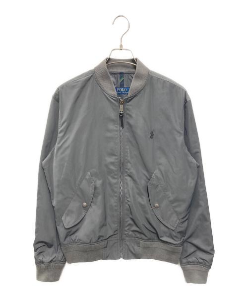POLO RALPH LAUREN（ポロ・ラルフローレン）POLO RALPH LAUREN (ポロ・ラルフローレン) MA-1ジャケット グレー サイズ:Sの古着・服飾アイテム