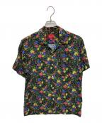 SUPREMEシュプリーム）の古着「MINI FLORAL RAYON S/S SHIRT」｜グリーン