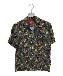 SUPREME（シュプリーム）の古着「MINI FLORAL RAYON S/S SHIRT」｜グリーン