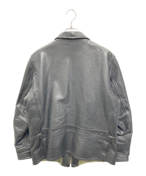 AVIREX（アヴィレックス）AVIREX (アヴィレックス) レザージャケット ブラック サイズ:Mの古着・服飾アイテム