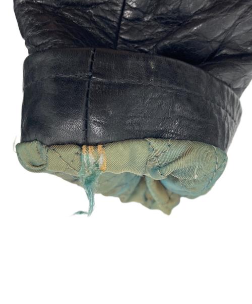 AVIREX（アヴィレックス）AVIREX (アヴィレックス) レザージャケット ブラック サイズ:Mの古着・服飾アイテム