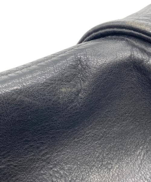 AVIREX（アヴィレックス）AVIREX (アヴィレックス) レザージャケット ブラック サイズ:Mの古着・服飾アイテム