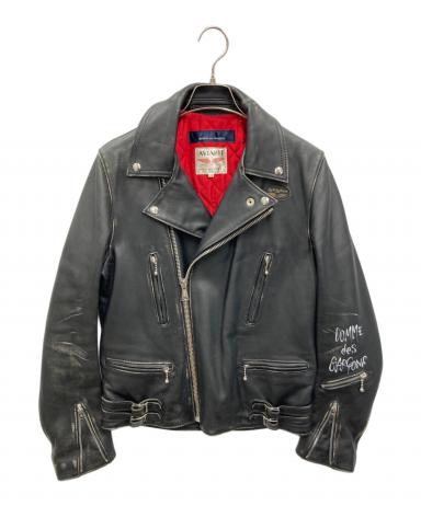 ルイスレザー COMNE des GARCONS トライデント ライダース 38 中古・古着通販】Lewis Leathers (ルイスレザース) COMME des GARCONS