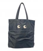 ANYA HINDMARCHアニヤ・ハインドマーチ）の古着「Eyesトート」｜ブラック