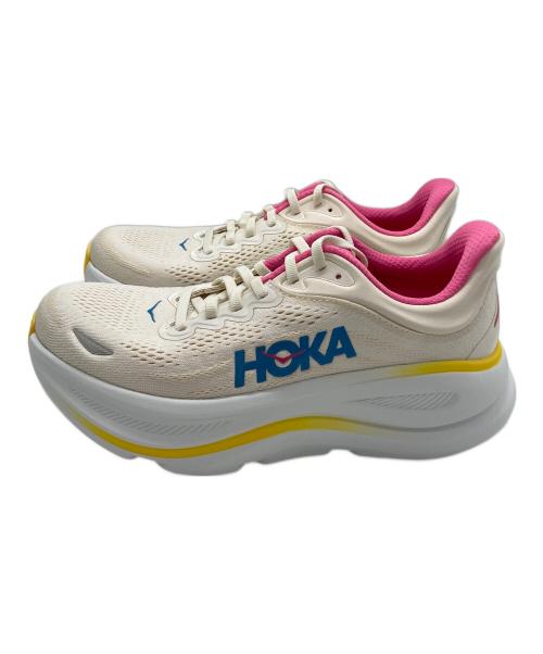 HOKAONEONE（ホカオネオネ）HOKAONEONE (ホカオネオネ) W BONDI 9 ホワイト サイズ:24.5cmの古着・服飾アイテム