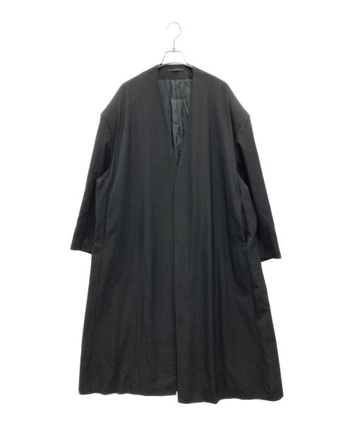 LAD MUSICIAN（ラッドミュージシャン）LAD MUSICIAN (ラッドミュージシャン) COLLARLESS MAXI JACKET ブラック サイズ:44の古着・服飾アイテム