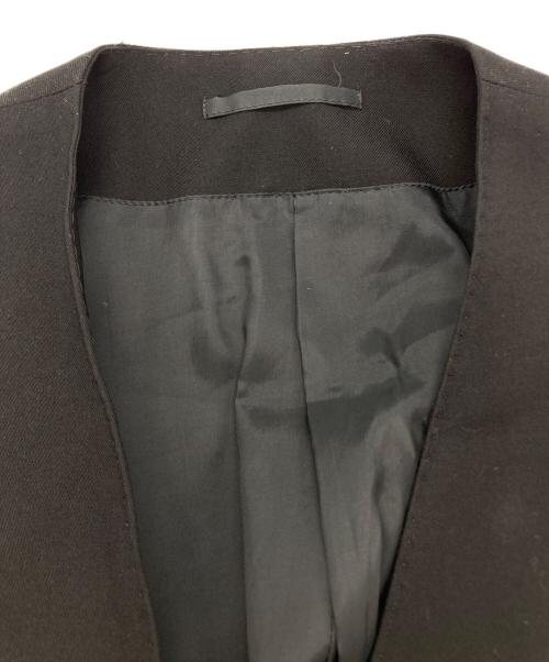 LAD MUSICIAN（ラッドミュージシャン）LAD MUSICIAN (ラッドミュージシャン) COLLARLESS MAXI JACKET ブラック サイズ:44の古着・服飾アイテム