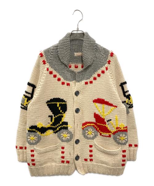 Barbara Roberts（Barbara Roberts）Barbara Roberts (Barbara Roberts) ［古着］カウチンニットカーディガン グレー サイズ:記載なしの古着・服飾アイテム