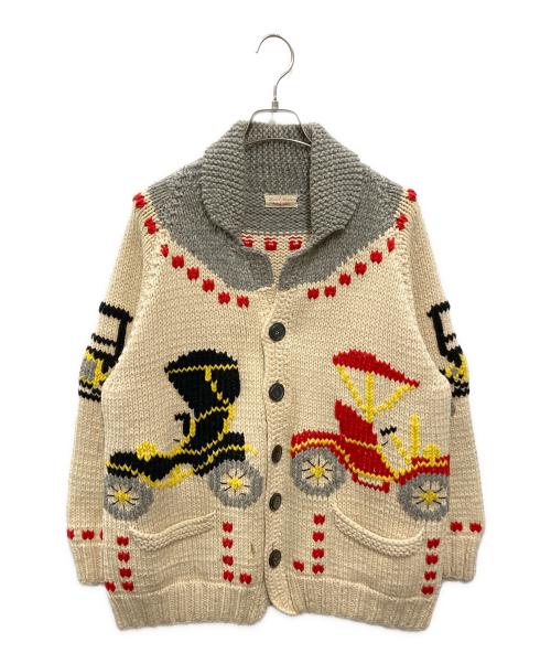 Barbara Roberts（Barbara Roberts）Barbara Roberts (Barbara Roberts) ［古着］カウチンニットカーディガン グレー サイズ:記載なしの古着・服飾アイテム