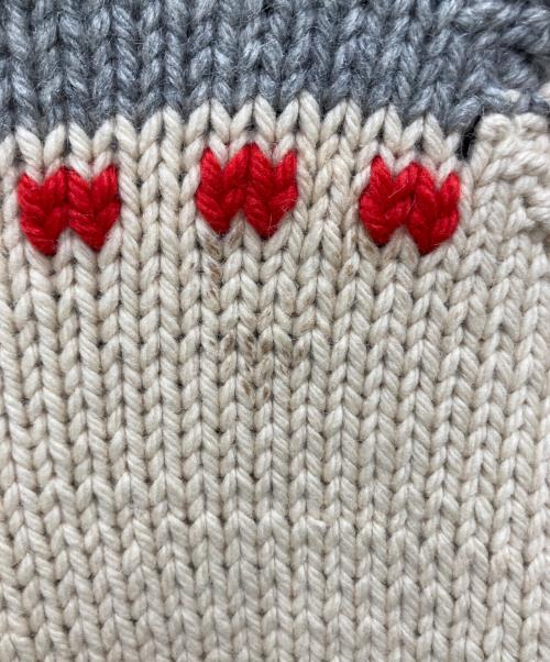 Barbara Roberts（Barbara Roberts）Barbara Roberts (Barbara Roberts) ［古着］カウチンニットカーディガン グレー サイズ:記載なしの古着・服飾アイテム