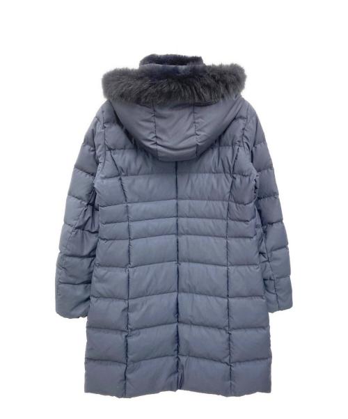 INDIVI（インディヴィ）INDIVI (インディヴィ) ロングダウンコート ネイビー サイズ:40の古着・服飾アイテム