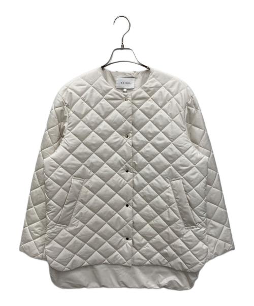 BEIGE（ベイジ）BEIGE (ベイジ) キルティングノーカラージャケット アイボリー サイズ:4 未使用品の古着・服飾アイテム