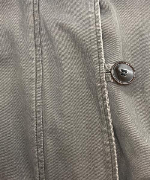 ARMY YVES SALOMON（イヴサロモンアーミー）ARMY YVES SALOMON (イヴサロモンアーミー) ラビットファーライナー付ミリタリージャケット グレー サイズ:36の古着・服飾アイテム