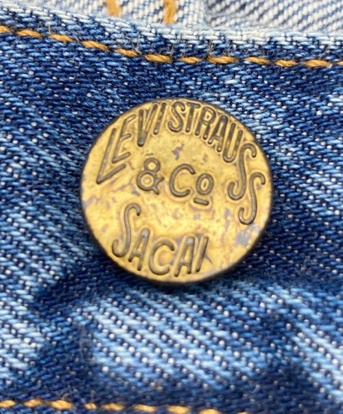 LEVI'S（リーバイス）LEVI'S (リーバイス) sacai (サカイ) ウルトラワイドバギージーンズ インディゴ サイズ:SIZE 0の古着・服飾アイテム