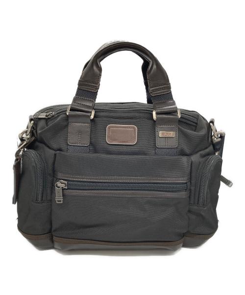 TUMI（トゥミ）TUMI (トゥミ) ALPHA BRAVO BROOKS SLIM BRIEF ブラック×ブラウンの古着・服飾アイテム