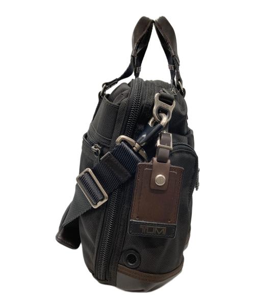 TUMI（トゥミ）TUMI (トゥミ) ALPHA BRAVO BROOKS SLIM BRIEF ブラック×ブラウンの古着・服飾アイテム