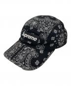 SUPREMEシュプリーム）の古着「Bandana Camp Cap」｜ブラック