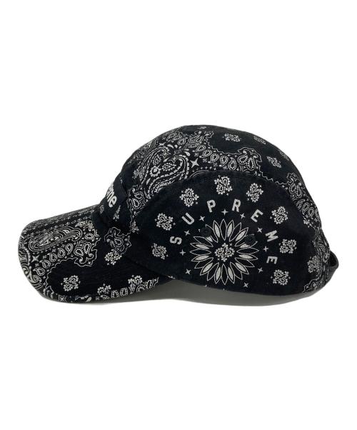 SUPREME（シュプリーム）Supreme (シュプリーム) Bandana Camp Cap ブラックの古着・服飾アイテム