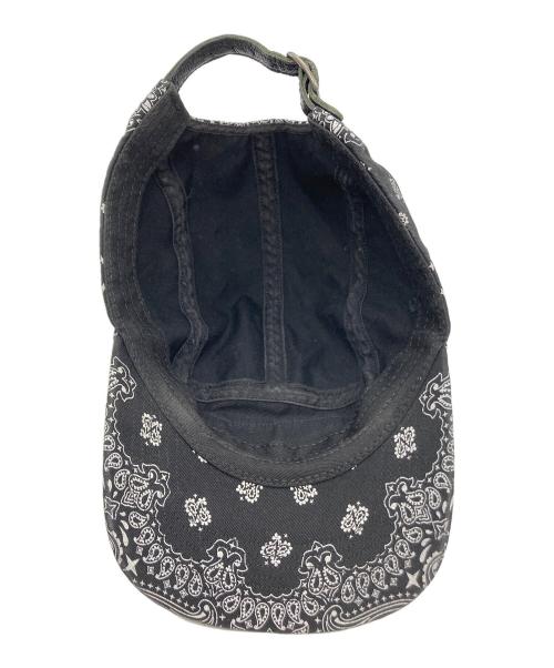 SUPREME（シュプリーム）Supreme (シュプリーム) Bandana Camp Cap ブラックの古着・服飾アイテム