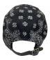 中古・古着 Supreme (シュプリーム) Bandana Camp Cap ブラック：9000円