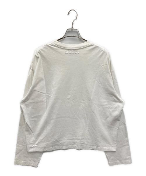 MARNI（マルニ）MARNI (マルニ) LOOSE FIT-T-SHIRT ホワイト サイズ:44の古着・服飾アイテム