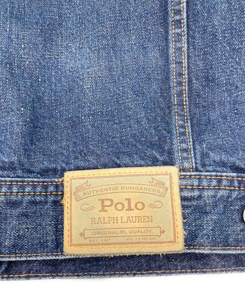 POLO RALPH LAUREN（ポロ・ラルフローレン）POLO RALPH LAUREN (ポロ・ラルフローレン) デニムトラッカージャケット インディゴ サイズ:XLの古着・服飾アイテム