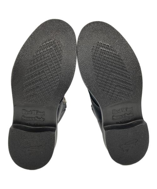 RED WING（レッドウィング）RED WING (レッドウィング) SUPERSOLE 6' MOC-TOE ブラック サイズ:26cmの古着・服飾アイテム