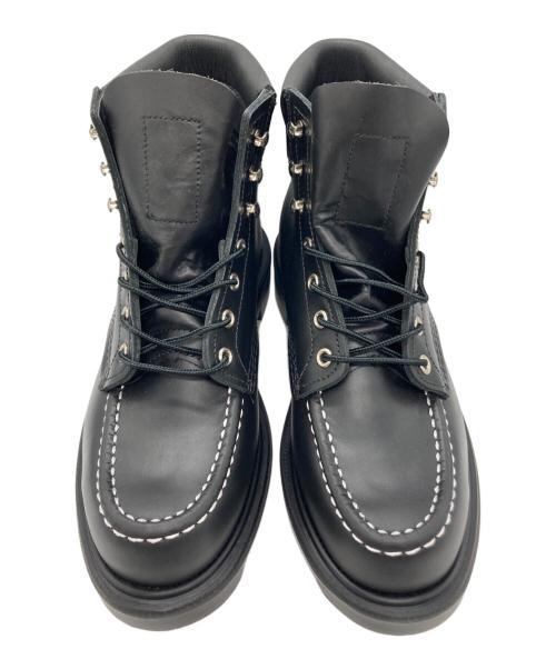 RED WING（レッドウィング）RED WING (レッドウィング) SUPERSOLE 6' MOC-TOE ブラック サイズ:26cmの古着・服飾アイテム