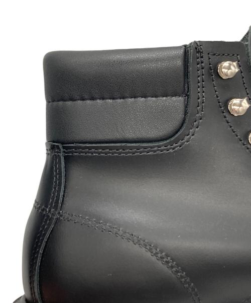 RED WING（レッドウィング）RED WING (レッドウィング) SUPERSOLE 6' MOC-TOE ブラック サイズ:26cmの古着・服飾アイテム