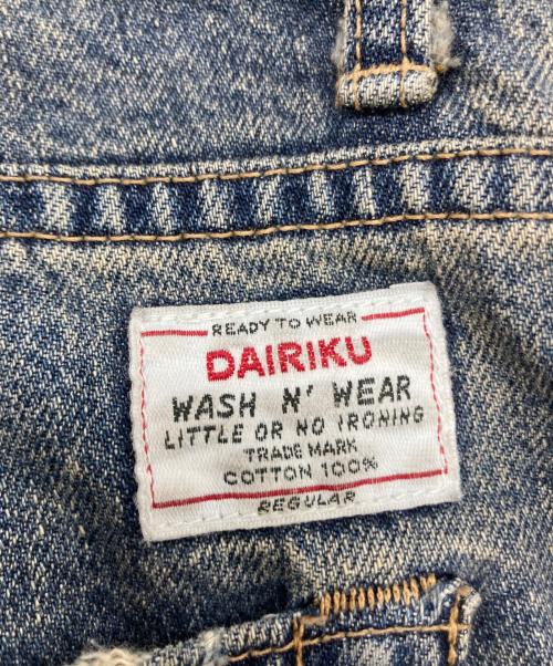 DAIRIKU（ダイリク）DAIRIKU (ダイリク) Wide Denim Pants インディゴ サイズ:SIZE 29の古着・服飾アイテム
