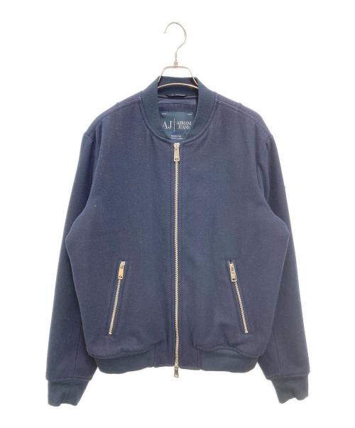 ARMANI JEANS（アルマーニジーンズ）ARMANI JEANS (アルマーニジーンズ) ブルゾン ネイビー サイズ:54の古着・服飾アイテム