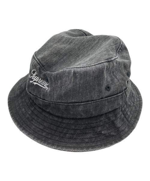 SUPREME（シュプリーム）Supreme (シュプリーム) Coated Denim Crusher ブラックの古着・服飾アイテム