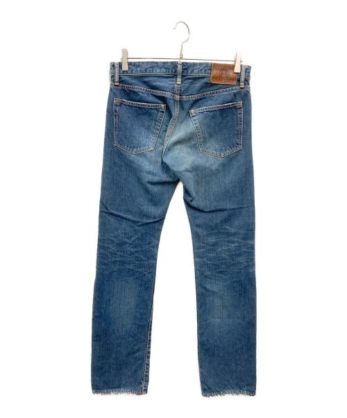 Hysteric Glamour（ヒステリックグラマー）Hysteric Glamour (ヒステリックグラマー) ダメージ＆リペア加工スタッズデニムパンツ インディゴ サイズ:30の古着・服飾アイテム