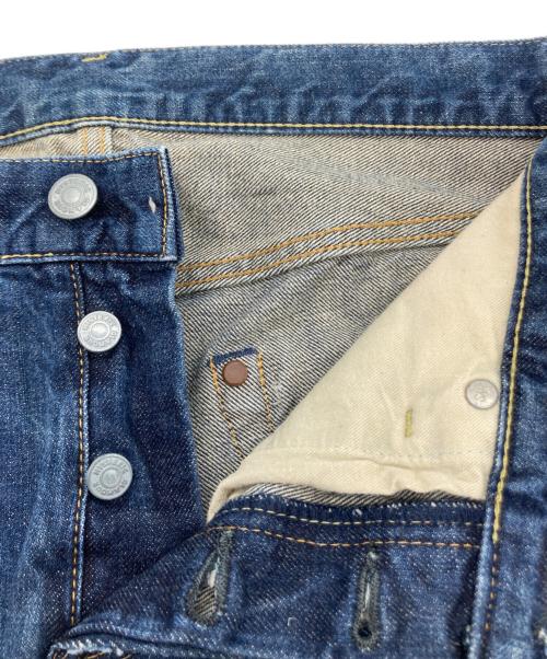 Hysteric Glamour（ヒステリックグラマー）Hysteric Glamour (ヒステリックグラマー) ダメージ＆リペア加工スタッズデニムパンツ インディゴ サイズ:30の古着・服飾アイテム