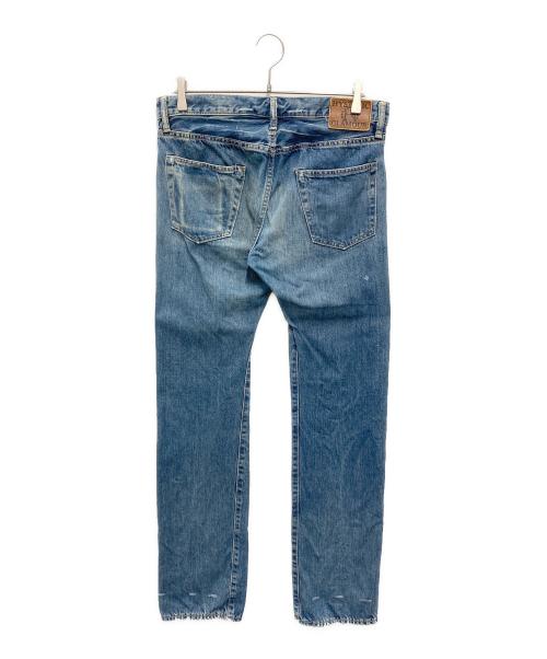 Hysteric Glamour（ヒステリックグラマー）Hysteric Glamour (ヒステリックグラマー) SP加工スタッズデニムパンツ インディゴ サイズ:W32の古着・服飾アイテム