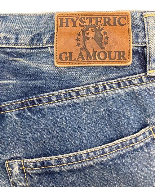 Hysteric Glamour（ヒステリックグラマー）Hysteric Glamour (ヒステリックグラマー) SP加工スタッズデニムパンツ インディゴ サイズ:W32の古着・服飾アイテム