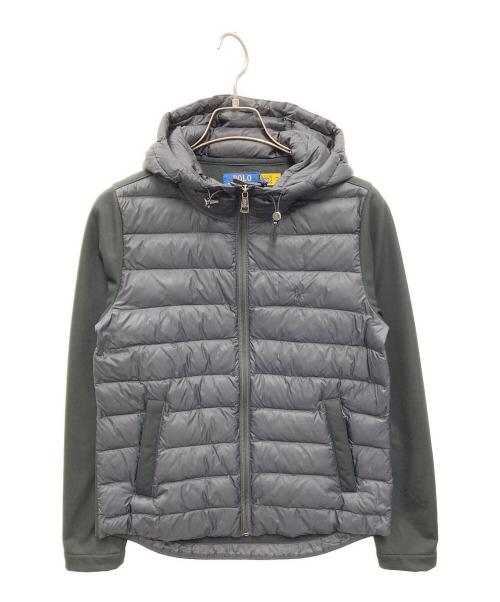 POLO RALPH LAUREN（ポロ・ラルフローレン）POLO RALPH LAUREN (ポロ・ラルフローレン) 切替中綿ジャケット ネイビー サイズ:XSの古着・服飾アイテム